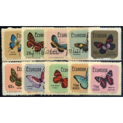 Papillons Equateur  823/30+PA