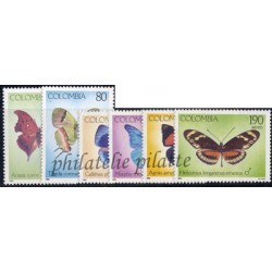Papillons Colombie  961/63+PA