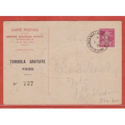 France Entier postal 190 CP...