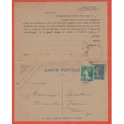 France Entier postal 192...