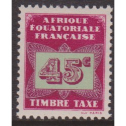 Afrique Equatoriale Taxe  6**