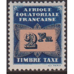 Afrique Equatoriale Taxe 10**