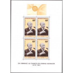 1967** Konrad Adenauer 6 Blocs