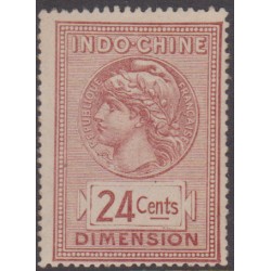 Indochine Timbre fiscal 24...