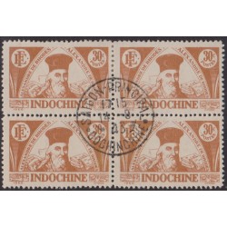 Indochine 290 obl bloc de 4