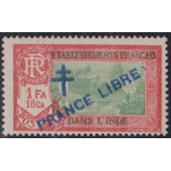 Inde 164a** Variété "prance...