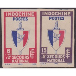 Indochine 281a/82a**...