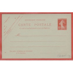 France Entier postal  138...