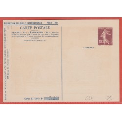France Entier postal  189...
