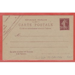 France Entier postal  139...