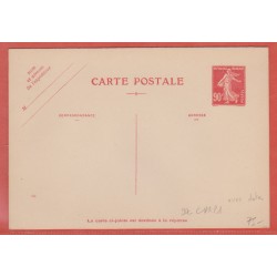 France Entier postal 90c...