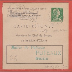 FRANCE ENTIER POSTAL 1010...