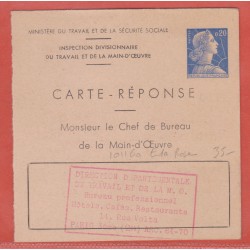 FRANCE ENTIER POSTAL 1011Ba...