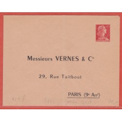 FRANCE ENTIER POSTAL 1011Ca...