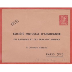 FRANCE ENTIER POSTAL 1011Ca...