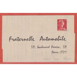 FRANCE ENTIER POSTAL 1011Ca...