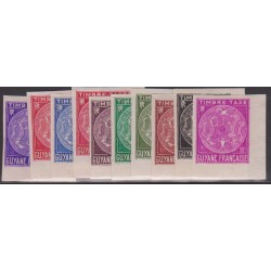 Guyane taxe 22/31 non dentelé