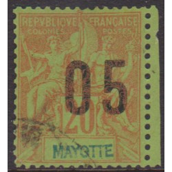 Mayotte  24A obl Variété...