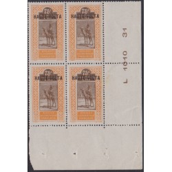 Haute Volta  14** Coin daté