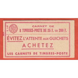 France Carnet 1011C C1 type...