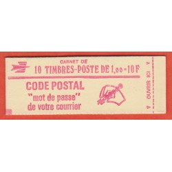 France Carnet 1892 C2 (N°7)...