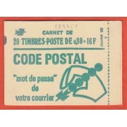 France Carnet 1893 C1 (N°6)...