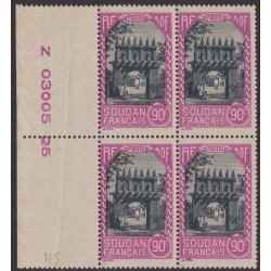 Soudan 115** Bloc de 4 daté