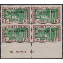 Inini 20** Bloc de 4 daté