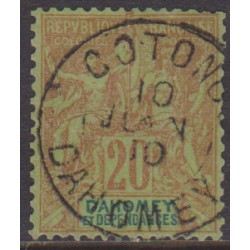 Dahomey  10 obl