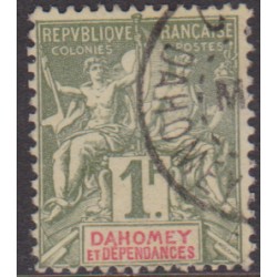 Dahomey  15 obl