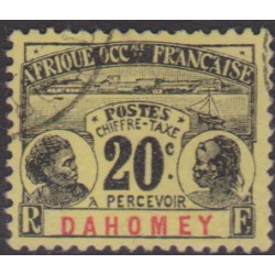 Dahomey Taxe  4 obl
