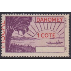 Dahomey Timbre fiscal** 1 cote